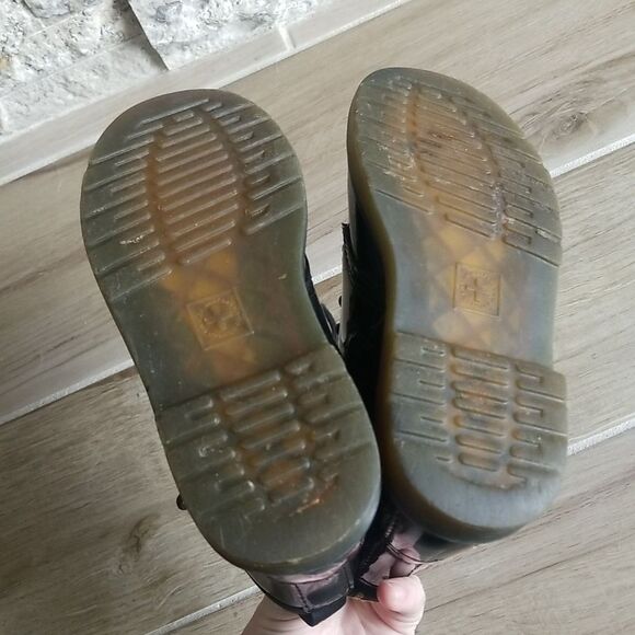 Dr. Marten Kids Patent Leather Boots Sz 10 - Picture 7 of 8